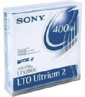 Sony 200GB LTO2-labelled  (LTX200GN-LABEL)